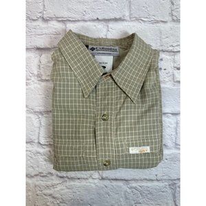 Columbia GRT Omni Dry Long Sleeve Flex Sleeve Fishing Mens Poly Blend Size Large